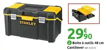 Stanley boîte à outils 48 cm cantilever stanley