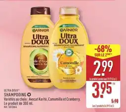 ALDI Garnier Ultra Doux Shampooing offre
