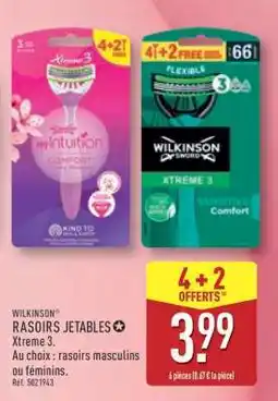 ALDI WILKINSON Rasoirs jetables XTREME 3 offre