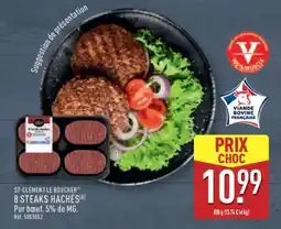 ALDI ST-CLÉMENT LE BOUCHER 8 STEAKS HACHÉS offre