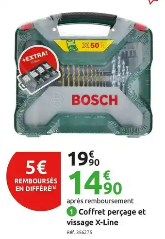 Bosch coffret perçage et vissage x-line