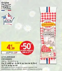 Intermarché Le classique cochonou offre