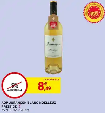 Intermarché Aop jurançon blanc moelleux offre