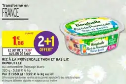 Intermarché Riz à la provençale thon et basilic bonduelle offre
