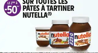 Intermarché Nutella bon plan sur toutes les pâtes à tartiner nutella offre
