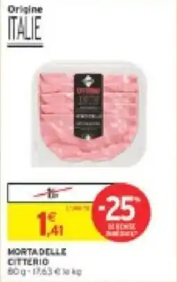 Intermarché Mortadelle citterio offre