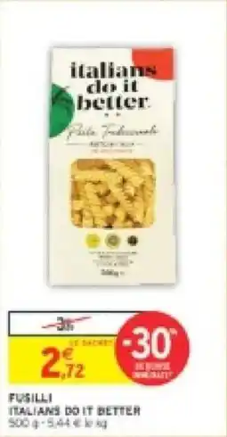 Fusilli italians do it better