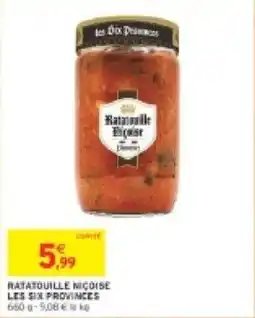 Intermarché Ratatouille nicoise les six provinces offre