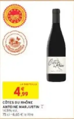 Côtes du rhône antoine marjustin
