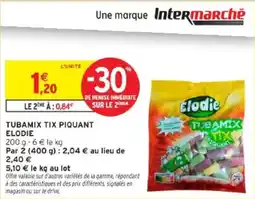 Intermarché Tubamix tix piquant elodie offre