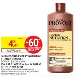 Intermarché Shampooing expert nutrition franck provost offre