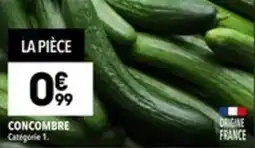 Supeco Concombre offre