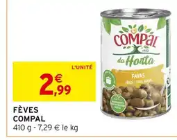 Intermarché Compal Fèves offre