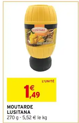 Intermarché Lusitana Moutarde offre