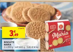 Intermarché Vieira Biscuits Maria offre