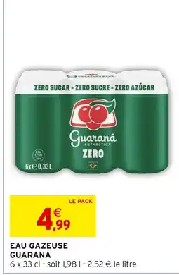 Intermarché Guarana Eau gazeuse offre