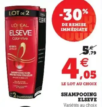 Super U Shampooing elseve offre