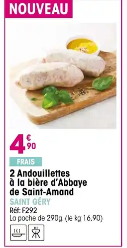Croque Gel 2 Andouillettes à la bière d'Abbaye de Saint-Amand offre