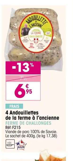 Croque Gel 4 Andouillettes de la ferme à l'ancienne offre