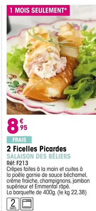 Croque Gel 2 Ficelles Picardes offre