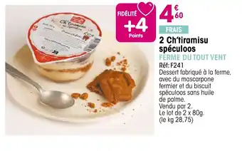 Croque Gel 2 Ch'tiramisu spéculoos offre