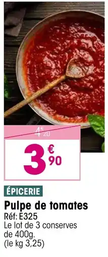 Croque Gel Pulpe de tomates offre
