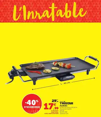 Super U Tristar plancha offre