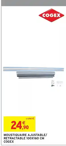 Intermarché COGEX Moustiquaire ajustable/ retractable offre