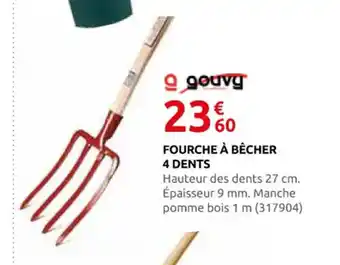 Rural Master Fourche à becher 4 dents offre