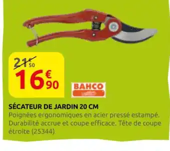 Rural Master Sécateur de jardin offre