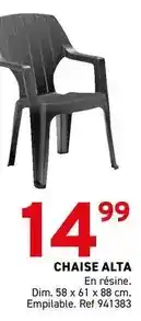 Trafic Dim - chaise alta offre