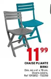 Trafic Dim - chaise pliante offre