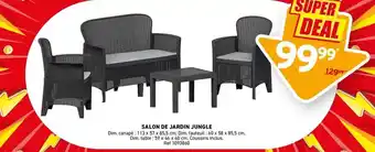 Trafic Dim - salon de jardin jungle offre