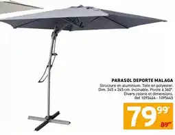 Trafic Dim - parasol deporte malaga offre