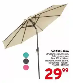 Trafic Dim - parasol java offre