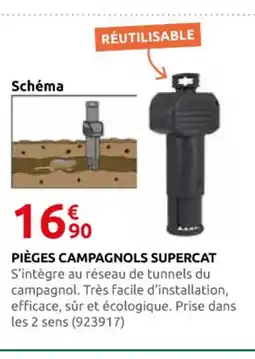Rural Master Pièges campagnols supercat offre