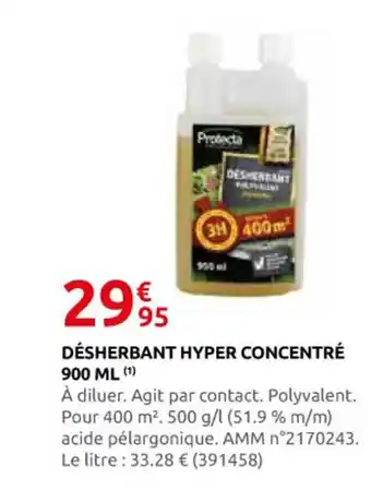 Rural Master Désherbant hyper concentré offre