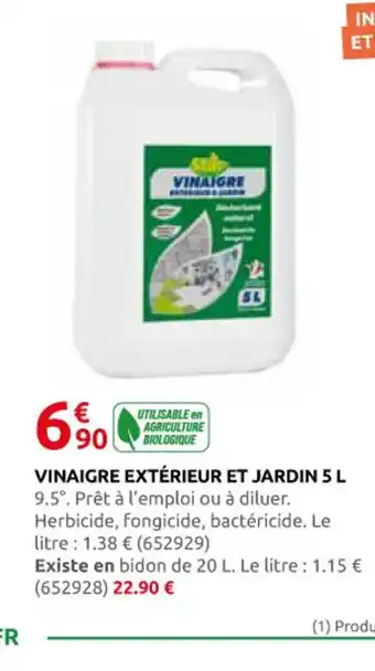 Rural Master Vinaigre extérieur et jardin offre