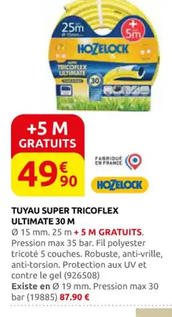Rural Master Tuyau super tricoflex ultimate offre