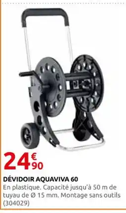 Rural Master Dévidoir aquaviva 60 offre