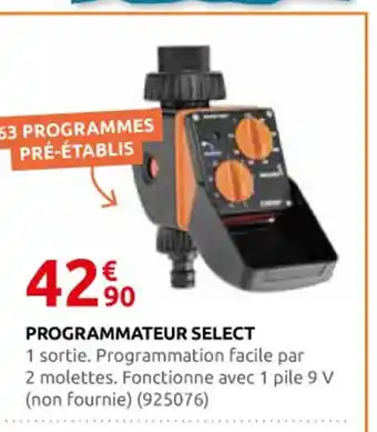 Rural Master Programmateur select offre