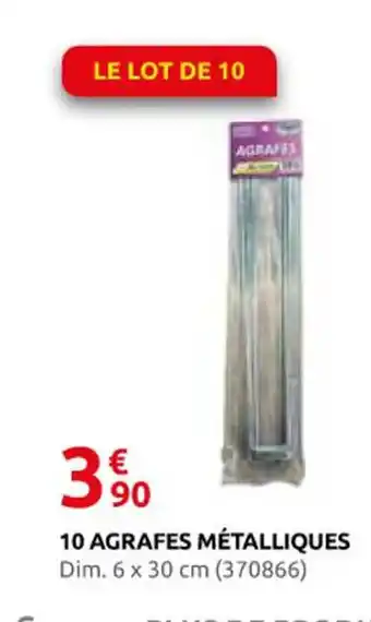 Rural Master 10 agrafes métalliques offre