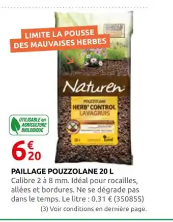 Rural Master Paillage pouzzolane offre