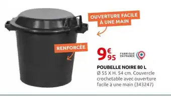 Rural Master Poubelle noire offre