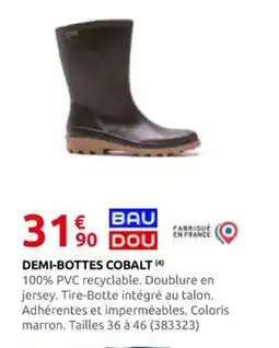 Rural Master Demi-bottes cobalt offre