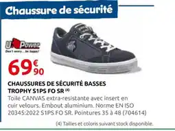 Rural Master Chaussures de sécurité basses trophy s1ps fo sr offre