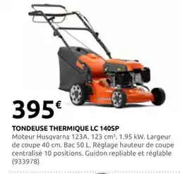 Rural Master Tondeuse thermique lc 140sp offre