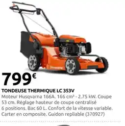 Rural Master Tondeuse thermique lc 353v offre