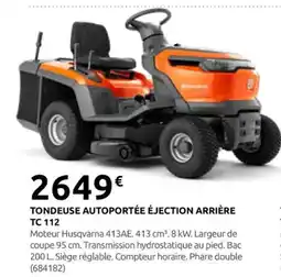 Rural Master Tondeuse autoportée éjection latérale offre