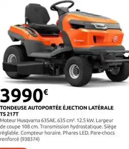 Rural Master Tondeuse autoportée éjection latérale offre